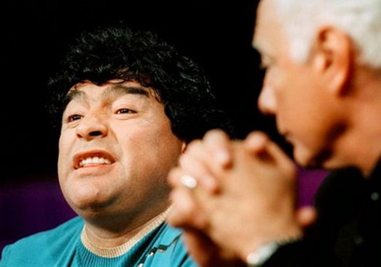 Diego Maradona y Guillermo Cóppola cuando recuperaron su entrañable relación.