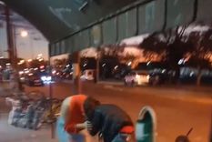 La pelea fue captada por otros clientes de la verdulería La pelea fue captada por otros clientes de la verdulería
