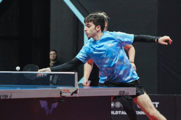 Santiago Lorenzo se metió en la siguiente ronda del torneo en singles. Foto: WTT Contender