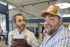 Darío Barassi junto al chef Lucas Bustos. Foto: MDZ Darío Barassi junto al chef Lucas Bustos. Foto: MDZ
