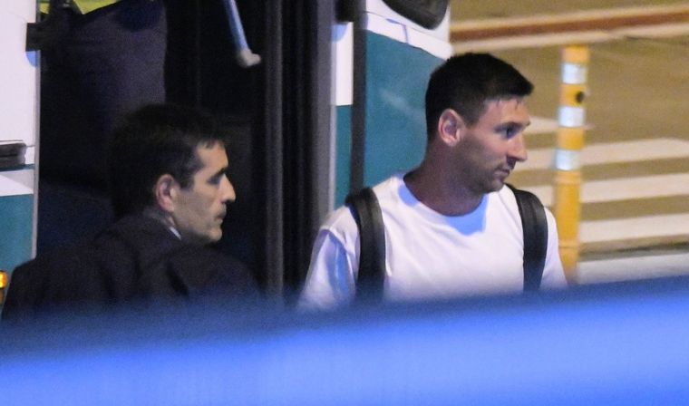 Messi volvió a Miami. Foto: Foto publicada por Olé.