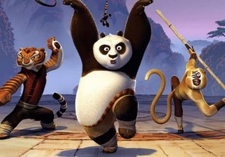 El oso panda Po, el protagonista de Kung Fu Panda. Foto: web