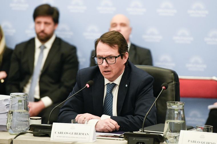 El secretario de Hacienda, Carlos Guberman Foto: Diputados El secretario de Hacienda, Carlos Guberman Foto: Diputados