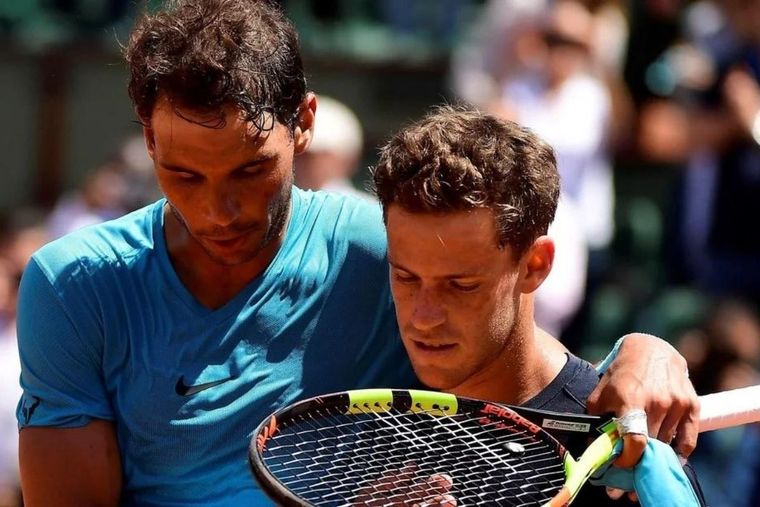 Nadal y Schwartzman son grandes amigos y entrenaron juntos en la previa al Masters 1000 de Madrid.