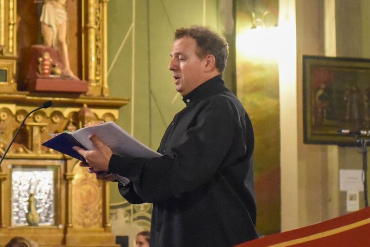 Fernando Javier Lazari, como Jesús. Fernando Javier Lazari, como Jesús.