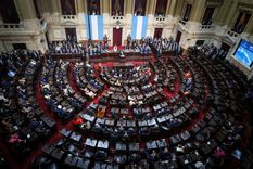 Javier Milei se refirió a la oposición y su estrategia de expresarse mediante su ausencia en el recinto. Foto: EFE