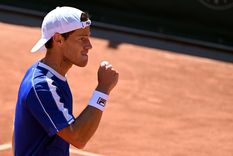 Peque Schwartzman volvió a ganar en Roland Garros y se sinceró: Hace seis meses no ganaba dos partidos seguidos, así que estoy feliz Foto: EFE