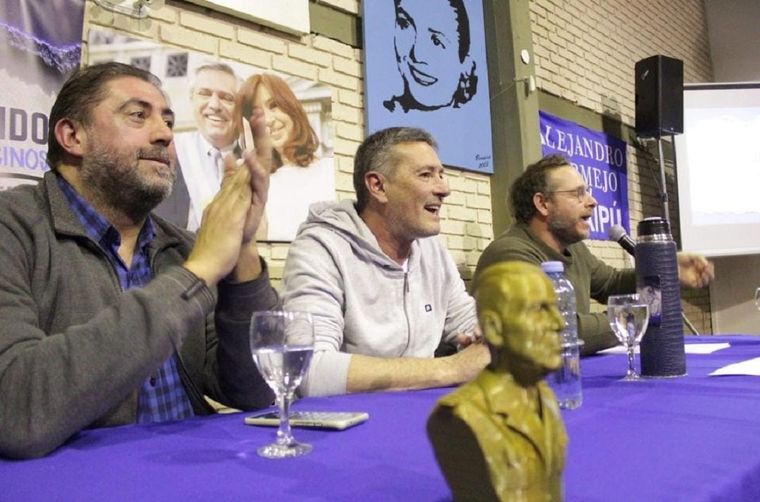 Duilio Pezzutti (izquierda), Alejando Bermejo (centro) y Lucas Ilardo
