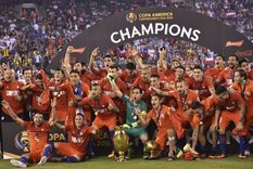 Chile se coronó ante Argentina en 2016. Foto: NA