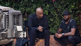 Antoine Fuqua y Denzel Washington en el rodaje de The Equalizer 3.