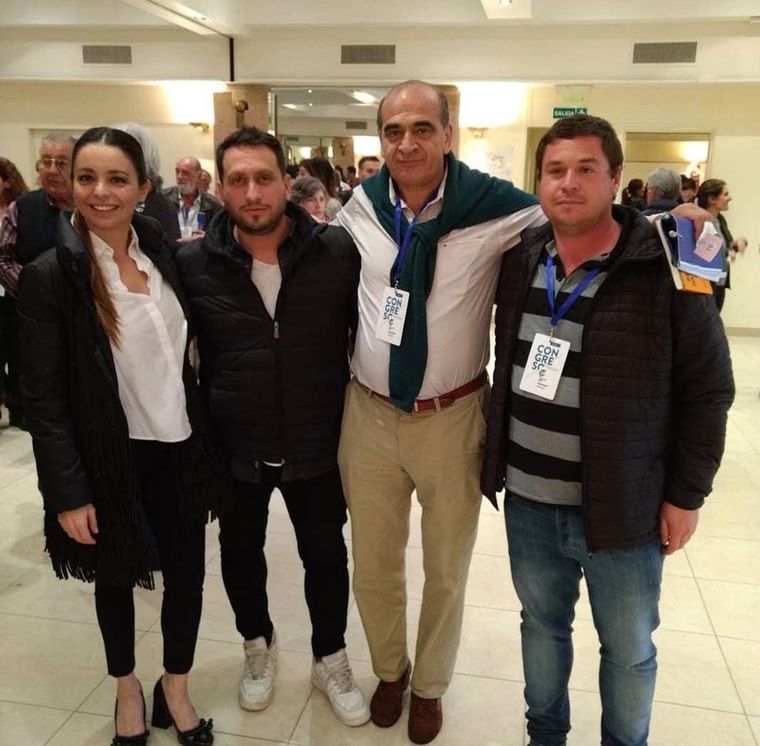 Marcos Quattrini y referentes del ARI.