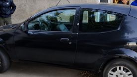 El Ford Ka negro que usó Claudio Barrelier. El Ford Ka negro que usó Claudio Barrelier.