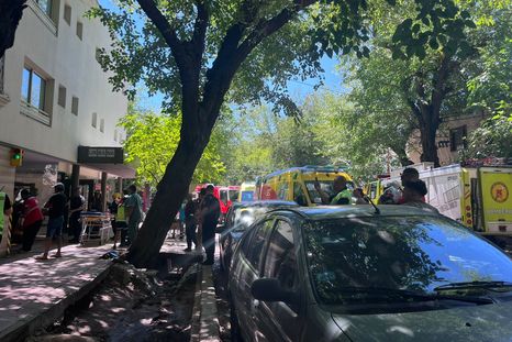 El incidente ocurrió en 25 de Mayo y General Paz. El incidente ocurrió en 25 de Mayo y General Paz.