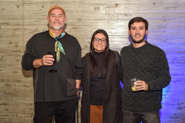 Gustavo Valdez, Johana Lucas y Javier Bocci. Gustavo Valdez, Johana Lucas y Javier Bocci.