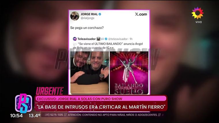 La respuesta de Rial a la vuelta de Tinelli con el Bailando. La respuesta de Rial a la vuelta de Tinelli con el Bailando.