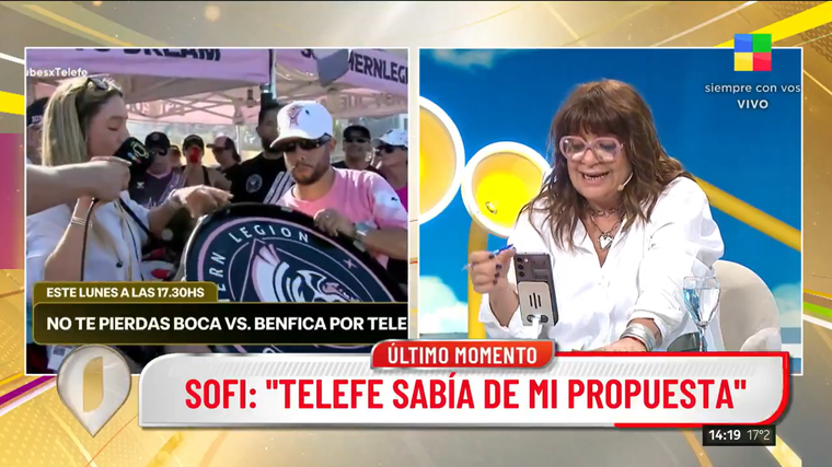 La periodista desmintió a Yanina Latorre. Foto: captura de pantalla/ Telefe. La periodista desmintió a Yanina Latorre. Foto: captura de pantalla/ Telefe. 