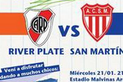 MDZol | El afiche del amistoso en Mendoza. Foto: Secretaría de deportes