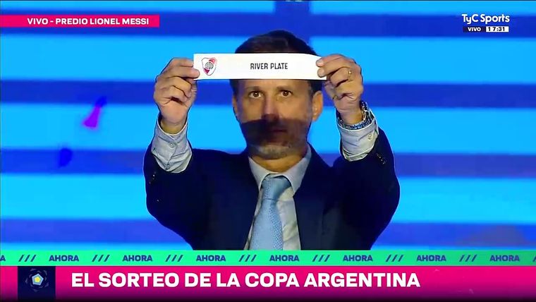 River podría enfrentarse con Racing en cuartos de final. Foto: Captura TyC Sports