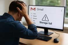 Gmail al límite: cuando se llenan los 15 GB compartidos con Drive y Fotos, el correo deja de enviar y recibir mensajes.