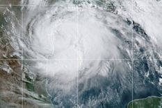 Hanna tocó tierra como huracán categoría 1 de la escala Saffir-Simpson.