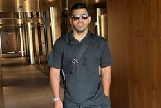 Kun Agüero La maniobra qué llamó la atención. Foto: @kunaguero Kun Agüero La maniobra qué llamó la atención. Foto: @kunaguero