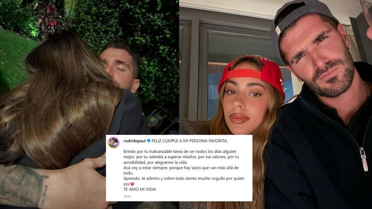 El tierno mensaje de Rodrigo De Paul. El tierno mensaje de Rodrigo De Paul.