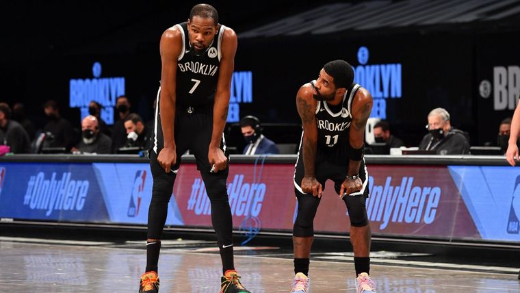 Kevin Durant y Kyrie Irving.