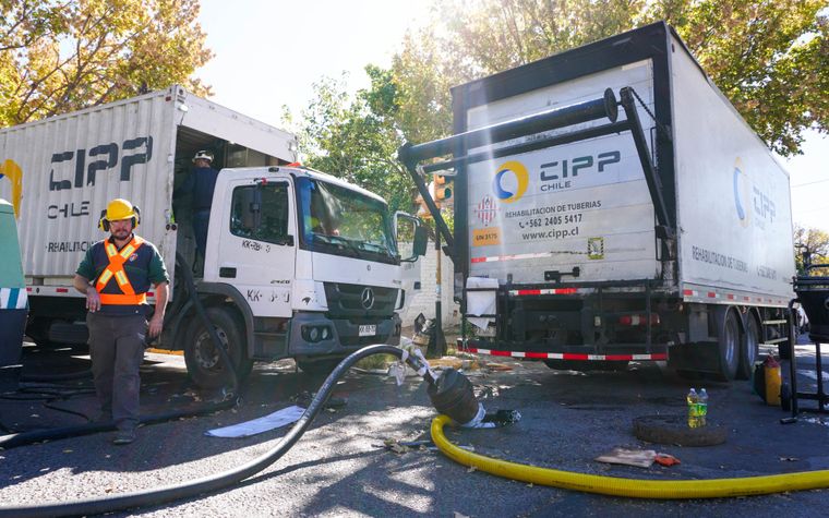 Aysam usó una nueva tecnología para la renovación y reparación de los colectores cloacales.&nbsp;