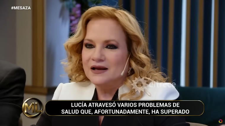 Lucía Galán visitó a Mirtha Legrand. Foto: captura de video/ El Trece. Lucía Galán visitó a Mirtha Legrand. Foto: captura de video/ El Trece. 