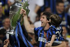 Diego Milito fue figura en la final de la Champions League 2010 convirtiendo los dos goles del Inter. Foto: NA Diego Milito fue figura en la final de la Champions League 2010 convirtiendo los dos goles del Inter. Foto: NA