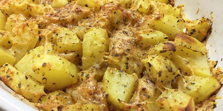 Patatas al horno con queso Foto: Cookpad