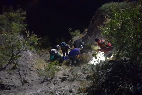 El operativo se desplegó en la zona conocida como Garganta del Diablo. El operativo se desplegó en la zona conocida como Garganta del Diablo.