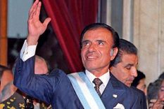 Presidente Carlos Menem. Foto: Archivo MDZ
