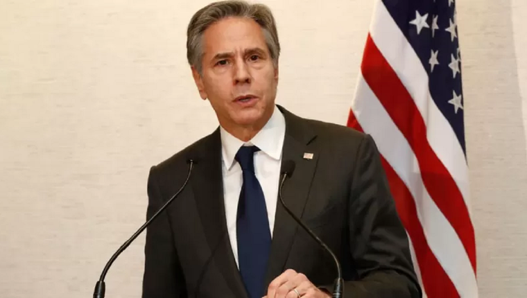 Foto: GETTY IMAGES. Anthony Blinken confirmó la retirada de sus últimos diplomáticos en Ucrania.