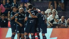 La Lepra festeja el gol de Sartori ante Sarmiento en el Gargantini. La Lepra festeja el gol de Sartori ante Sarmiento en el Gargantini.