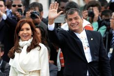 Cristina Kirchner junto a Rafael Correa Foto: https://www.cfkargentina.com/ Cristina Kirchner junto a Rafael Correa Foto: https://www.cfkargentina.com/
