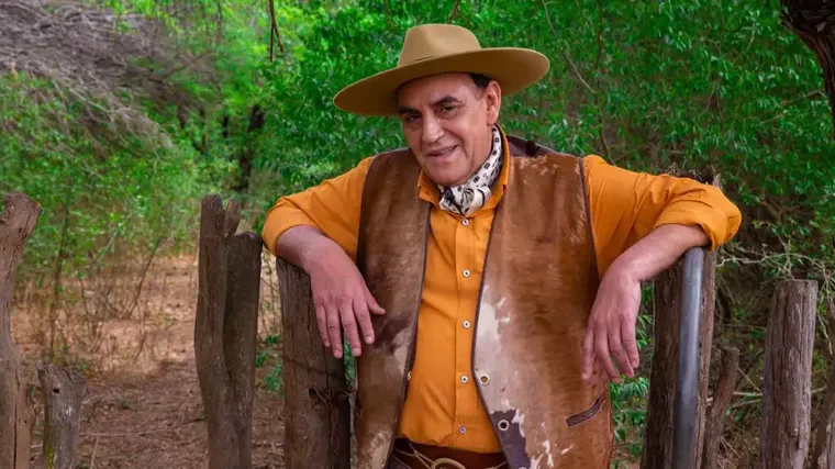 El Chaqueño Palavecino en su finca de Rosario de Lerma. / Archivo