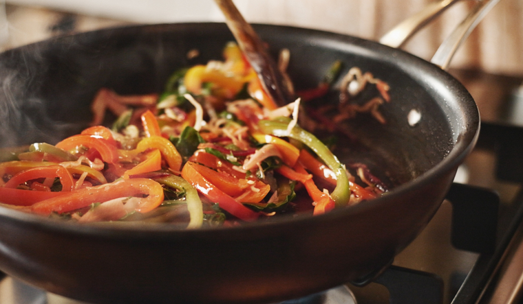 Salteado de verduras en sartén fácil y barato Salteado de verduras en sartén fácil y barato