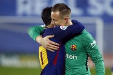 el sorprendente mensaje de ter stegen para messi en su despedida del barca