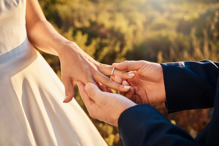 Hubo más de 20 bodas en toda la provincia (foto ilustrativa) Foto: Shutterstock