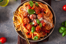 El secreto para unas albóndigas perfectas con espaguetis Foto: Shutterstock