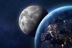 La Tierra y su socia, la Luna. Foto: Shutterstock