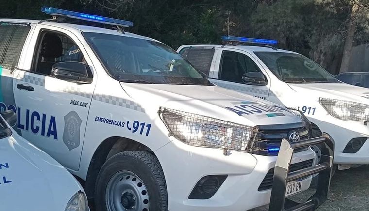 La policía bonaerense montó un operativo e el lugar del hecho Foto: Noticias Argentinas