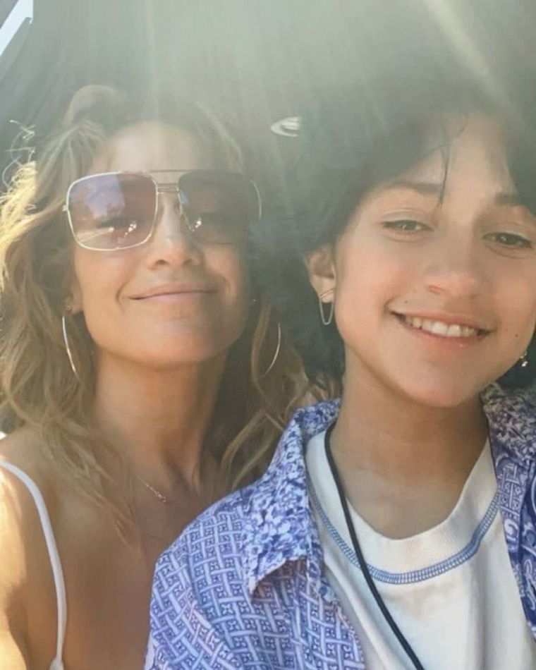 Jennifer Lopez y Emme Muñiz Foto: Instagram/Jennifer Lopez