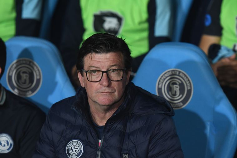 Alfredo Berti sumó su primera victoria como entrenador de la Lepra. Foto: Santiago Tagua / MDZ