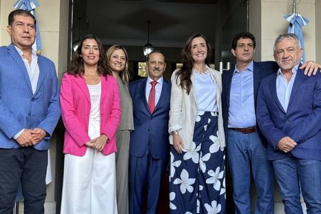 Villarruel se mostró en La Rioja junto al gobernador Quintela. Foto: &nbsp;Villarruel Army