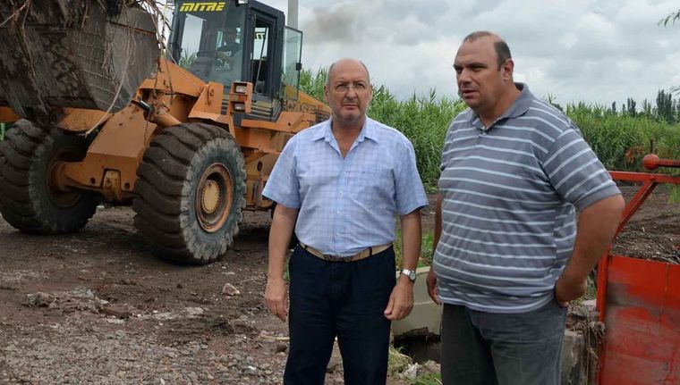 Marcelino Iglesias y Alejandro Currenti. Foto: Prensa Guaymallén
