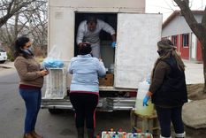 el achurero solidario de san rafael ya dono 4 toneladas de mercaderia por la pandemia