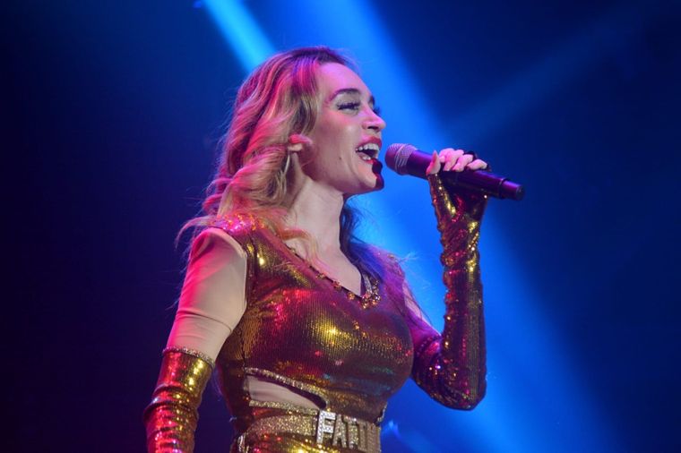 Fátima Florez inició sus shows en Las Vegas Foto: Gentileza l.m prensa y comunicación