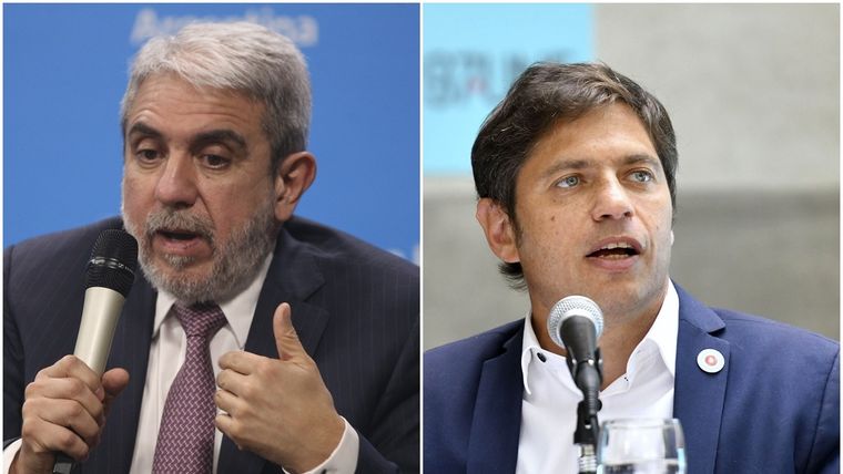 Aníbal Fernández y Axel Kicillof quedaron en el ojo de la tormenta por sus dichos tras el crimen de Morena Domínguez Foto: Captura TV